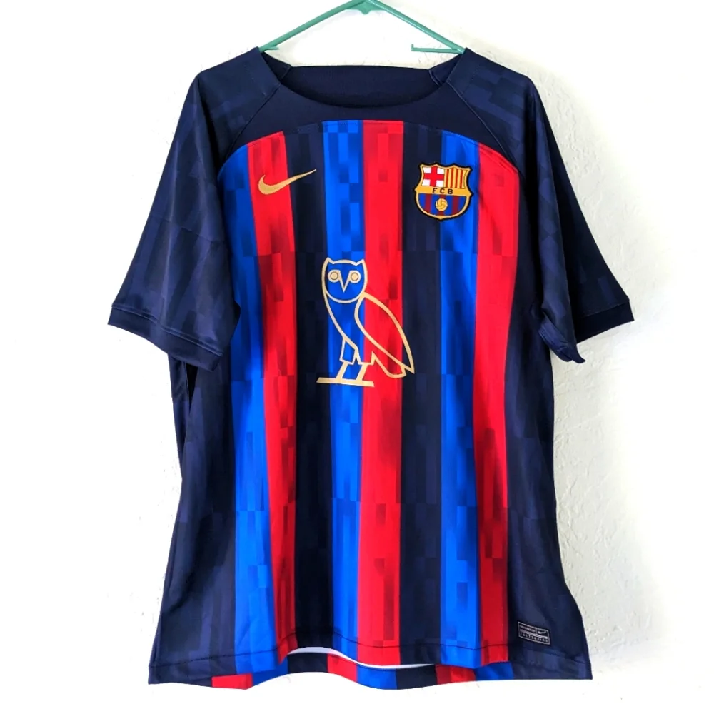2022-2023 Barcelona Drake Collab Jersey – Drake X Barca - Picture 1 of 7